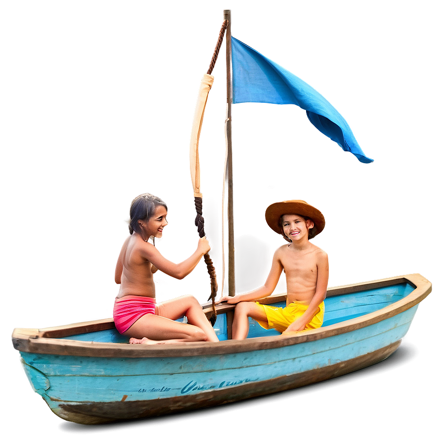 Family On A Boat Trip Png Pwp24 PNG image