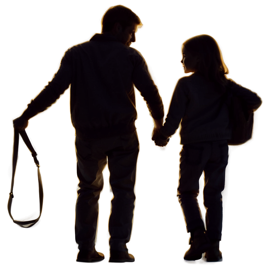 Family Person Silhouette Png 05252024 PNG image