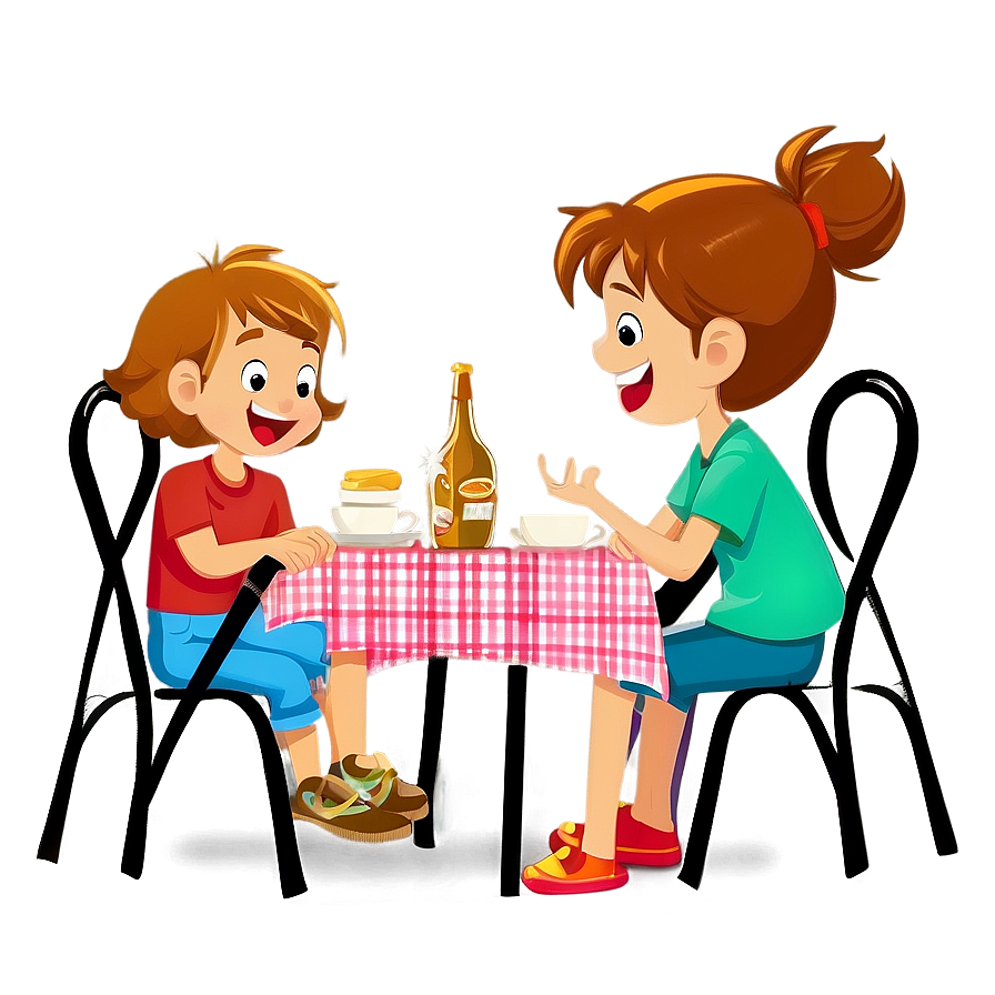 Family Picnic Cartoon Png 74 PNG image