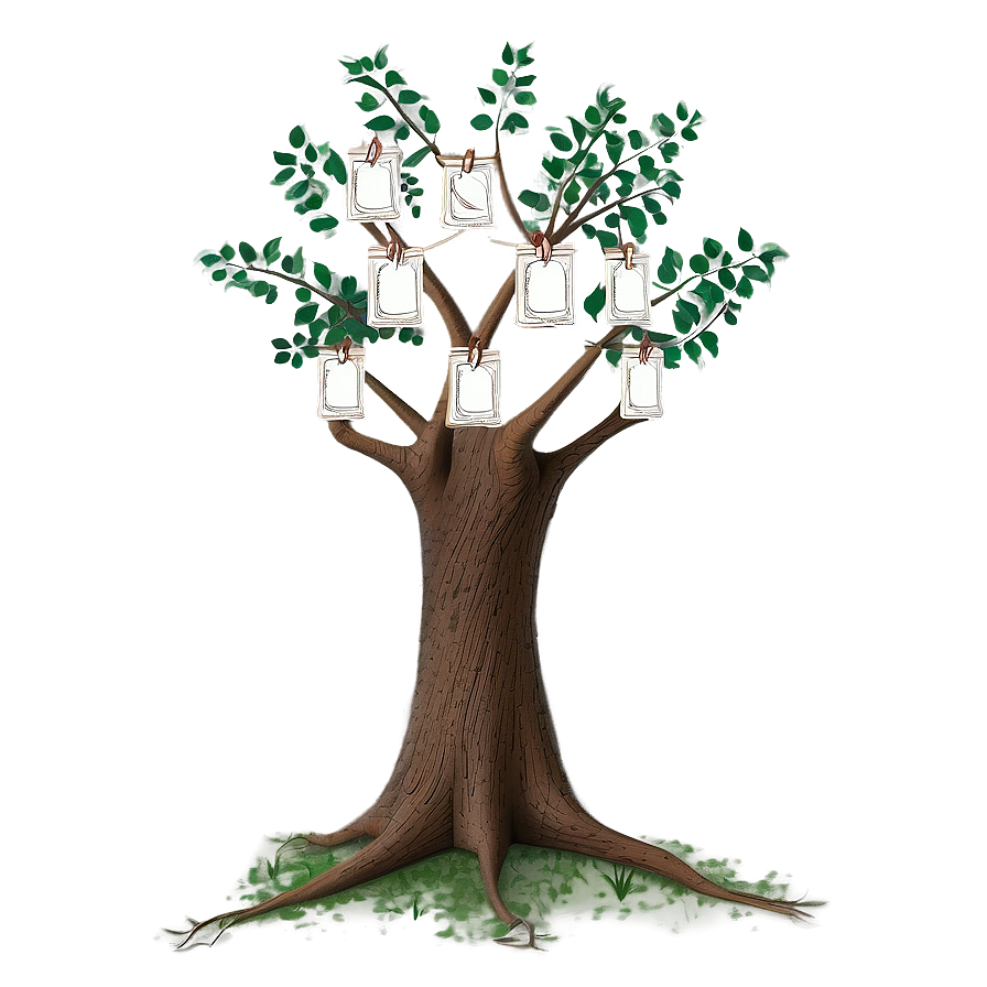 Family Reunion Memory Tree Png 06212024 PNG image