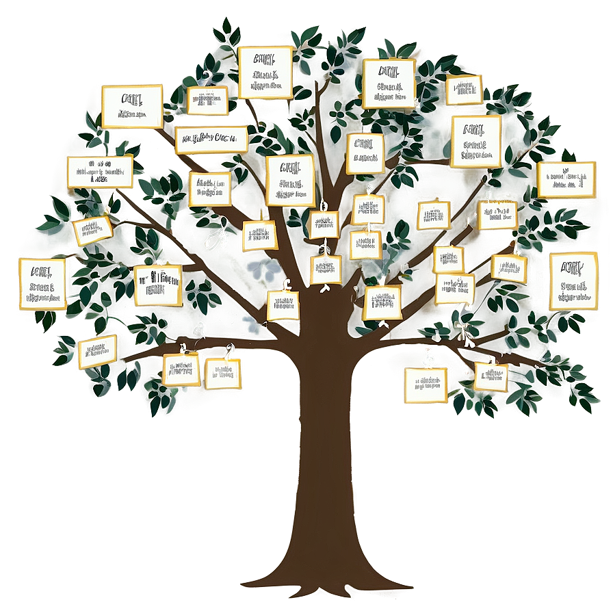 Family Reunion Memory Tree Png 06212024 PNG image