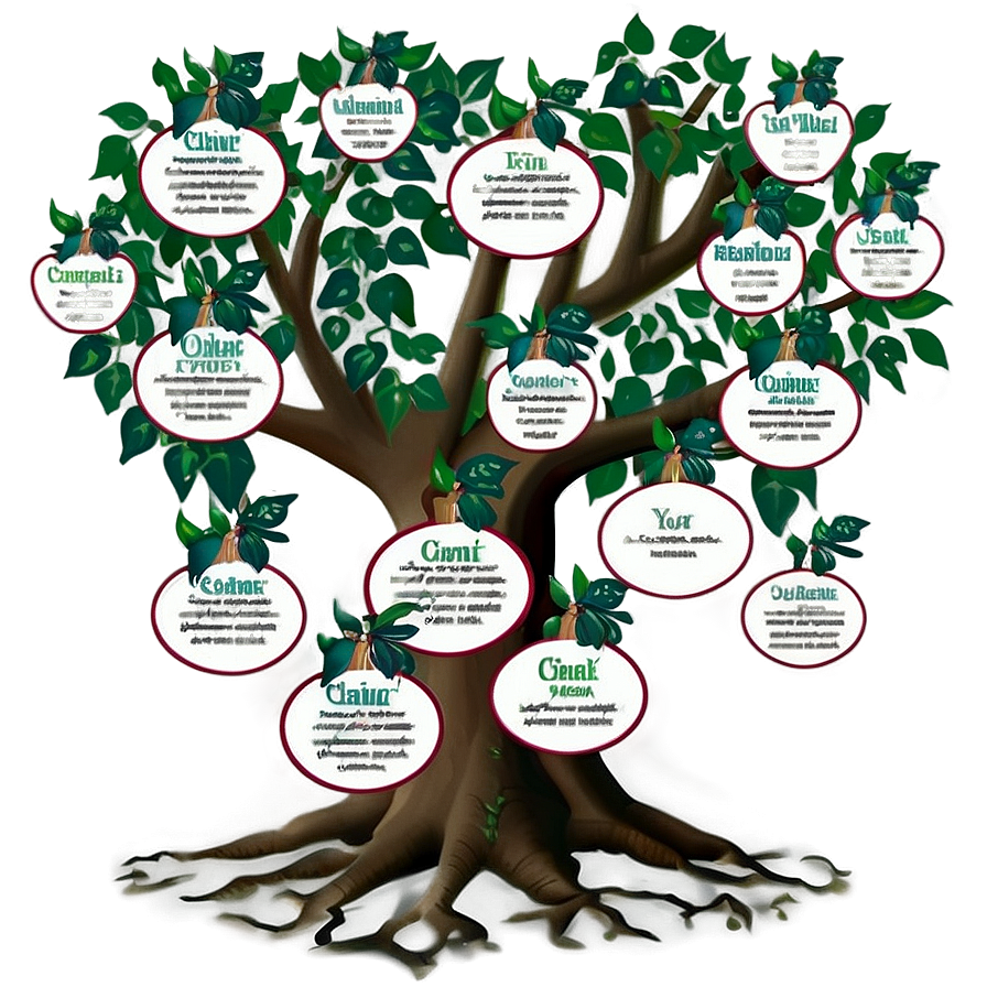 Family Tree Clipart Png 06262024 PNG image