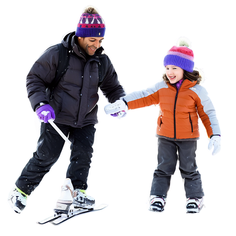 Family Winter Fun Png 89 PNG image