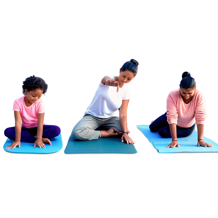 Family Yoga Session Png 9 PNG image