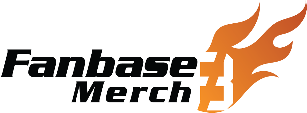Fanbase Merch Logo Flame Design PNG image