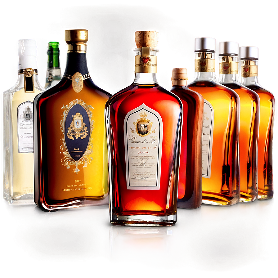 Fancy Alcohol Bottle Png 06122024 PNG image