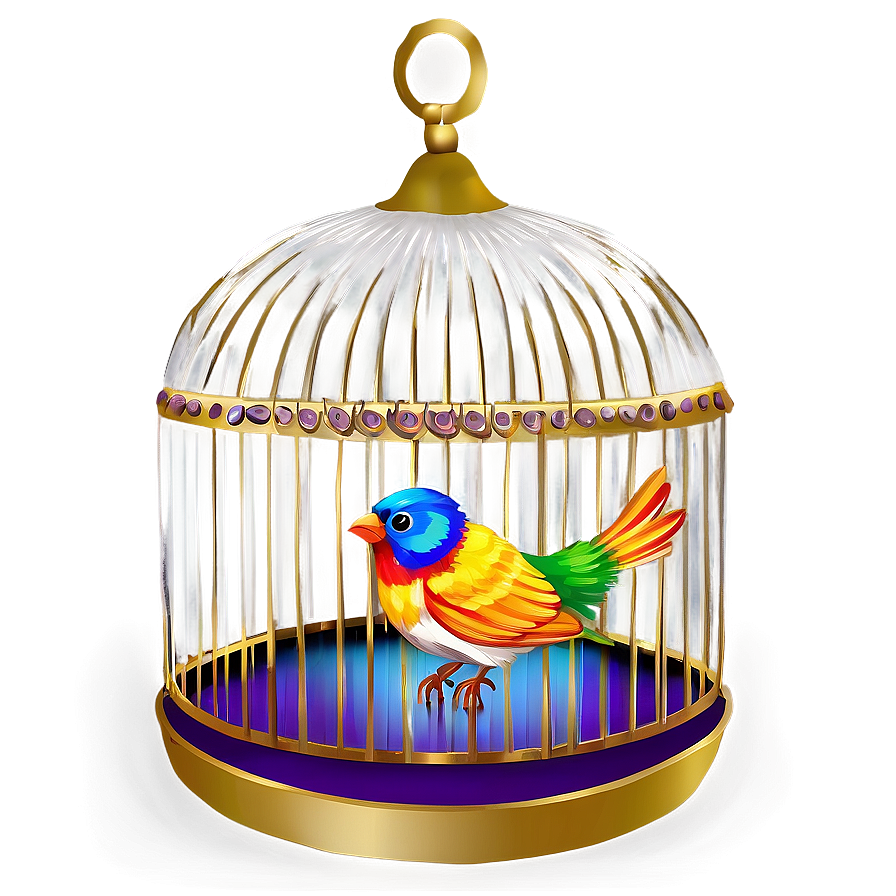 Fancy Birdcage Decoration Png 06122024 PNG image