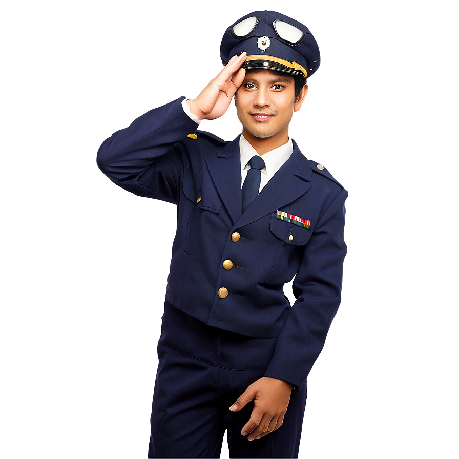 Fancy Dress Pilot Hat Png Irc20 PNG image