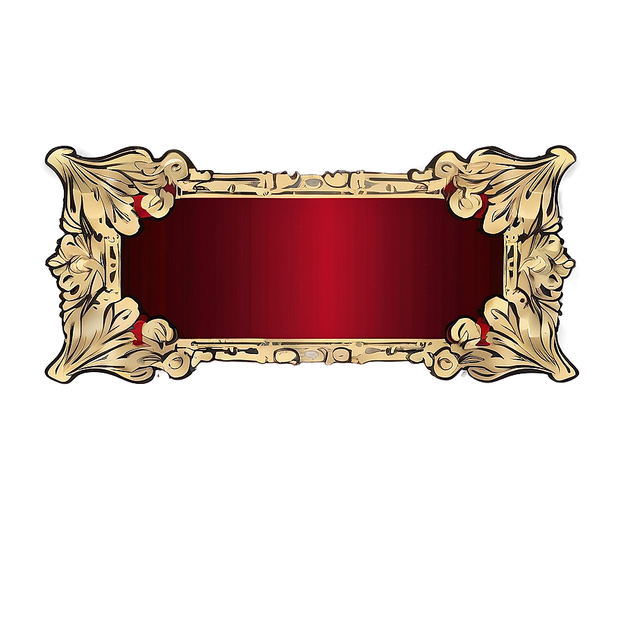 Fancy Frame For Certificate Png 06132024 PNG image