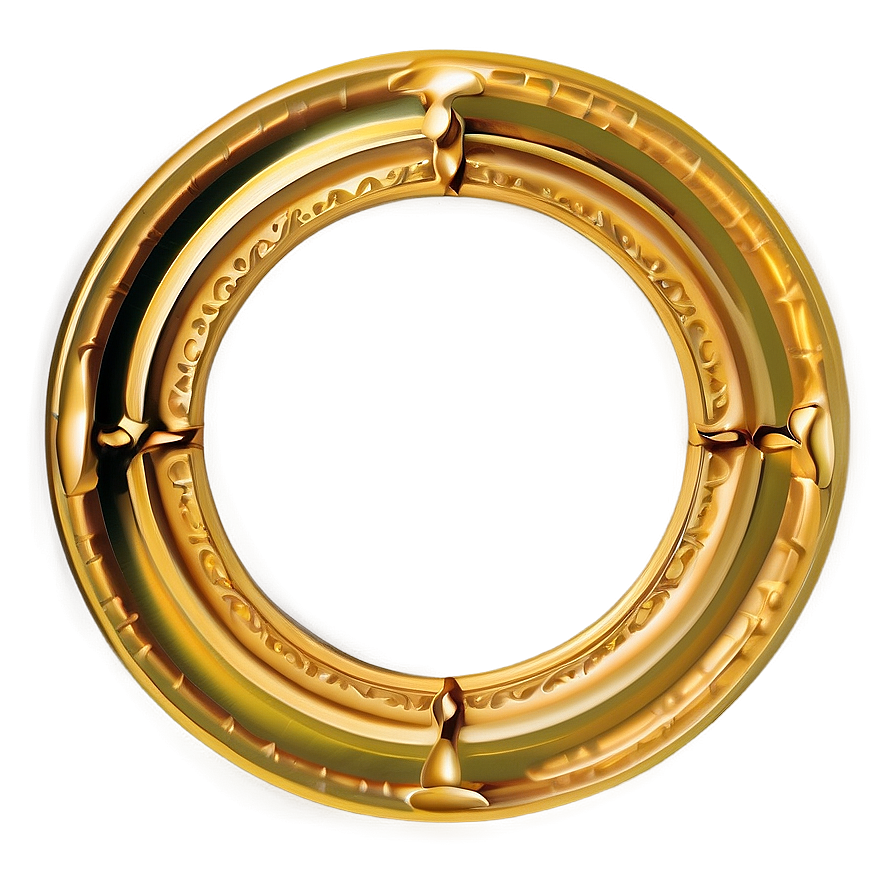 Fancy Gold Plate Png 97 PNG image