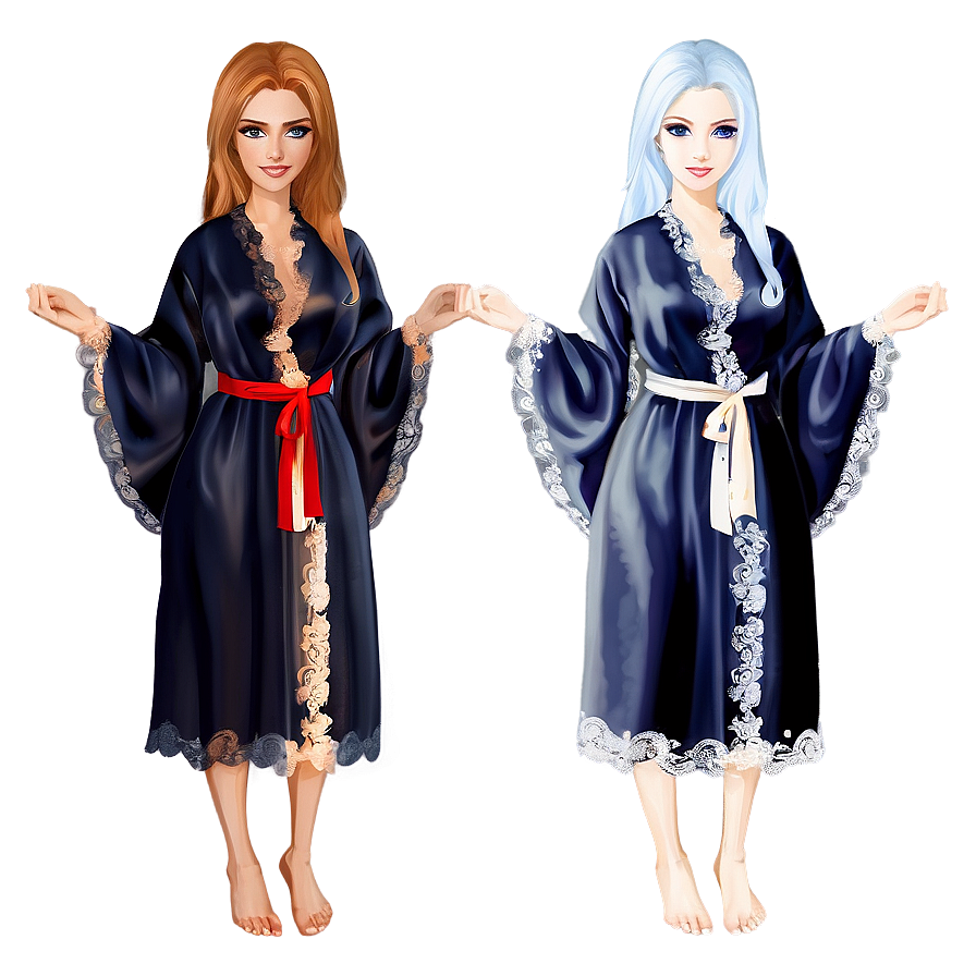 Fancy Lace Robe Png 72 PNG image