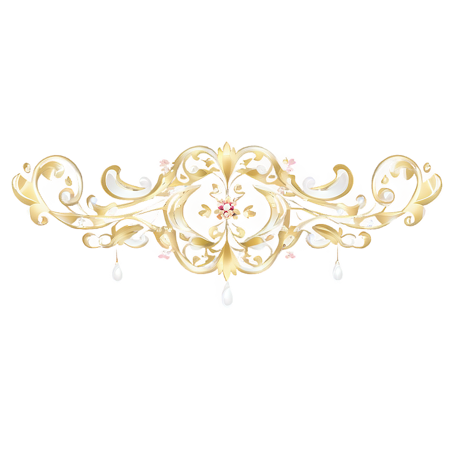 Fancy Line Wedding Decor Png Khx86 PNG image