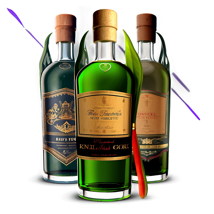 Fancy Liquor Bottle With Cork Png Gkm PNG image