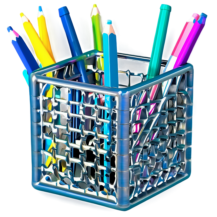 Fancy Pencil Holder Png 06282024 PNG image