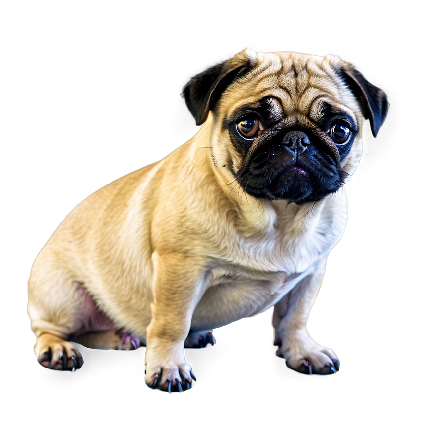 Fancy Pug Png 05232024 PNG image