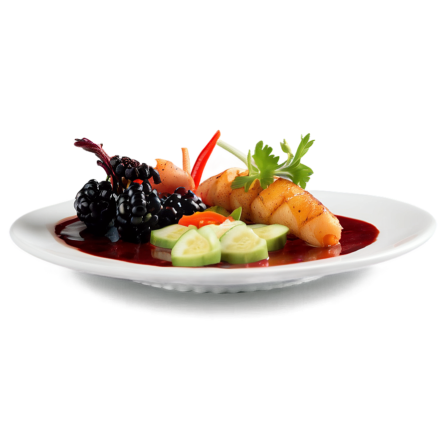 Fancy Restaurant Plate Of Food Png 77 PNG image