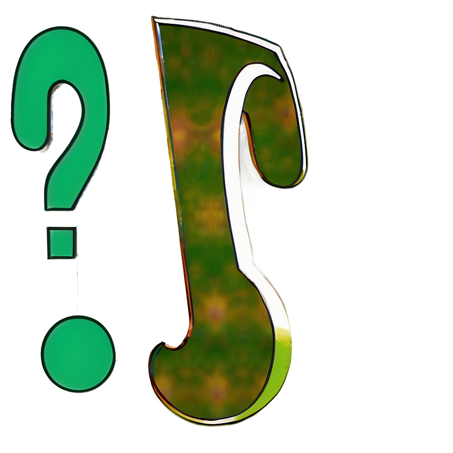 Fancy Riddler Question Mark Png Jms20 PNG image