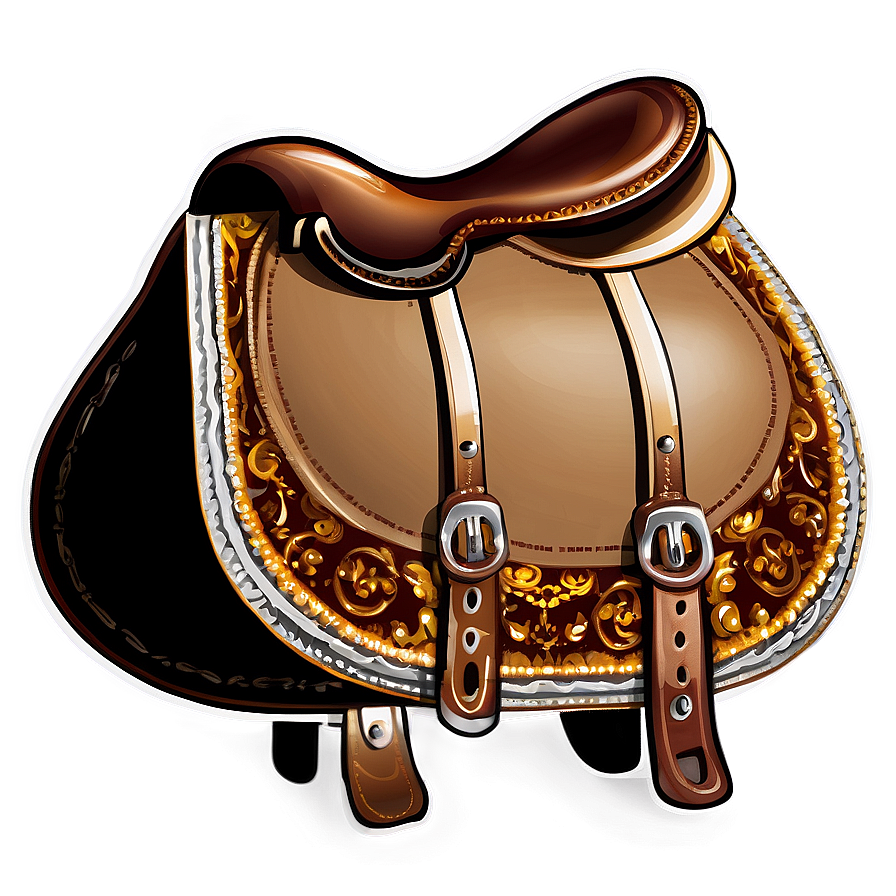 Fancy Saddle Png Hjl86 PNG image