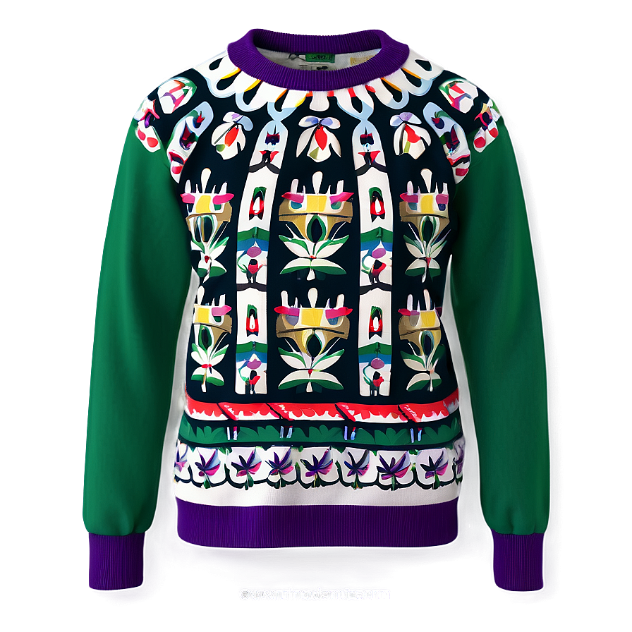 Fancy Sweater Pattern Png 95 PNG image