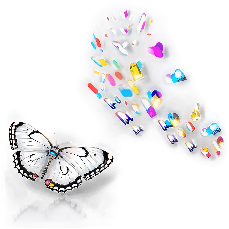 Fancy White Butterfly Png Xpo PNG image