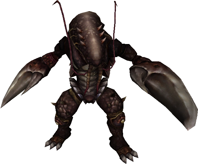 Fantasy_ Armored_ Creature_ Pose PNG image