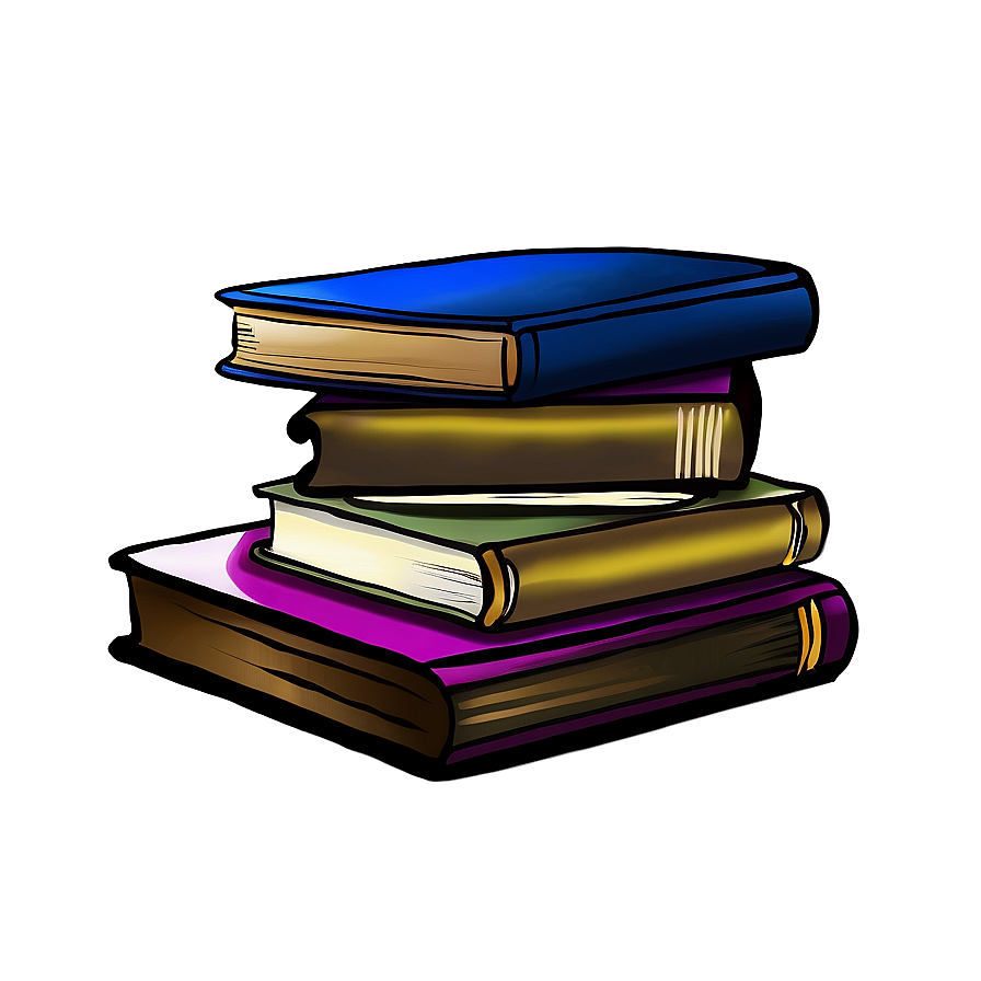 Fantasy Books Pile Png Dac3 PNG image