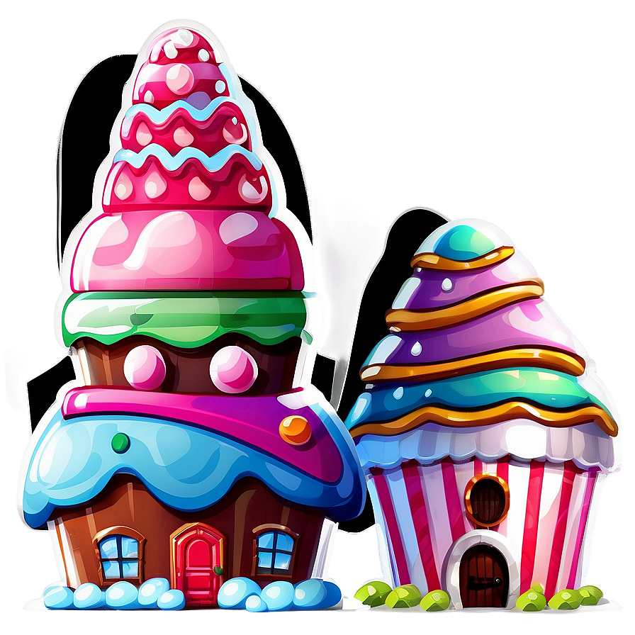 Fantasy Candy Land Kingdom Png Yrp42 PNG image