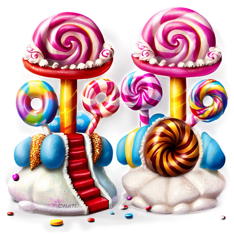 Fantasy Candyland Characters Png 06202024 PNG image