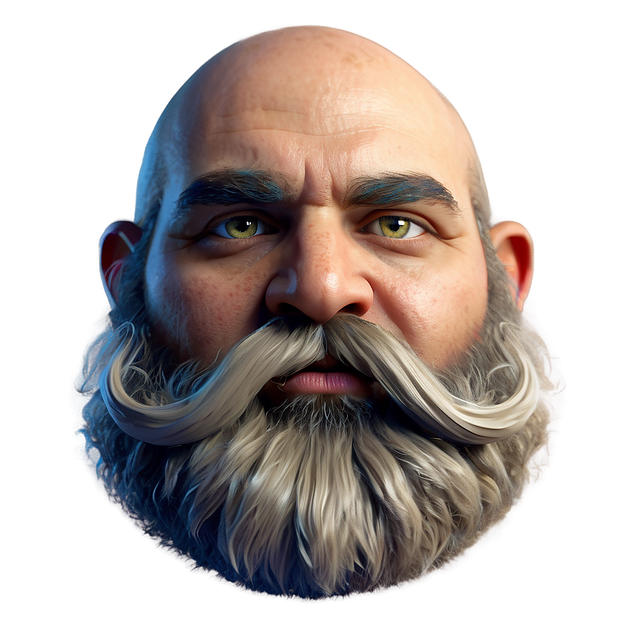 Fantasy Cartoon Beard Png 06272024 PNG image