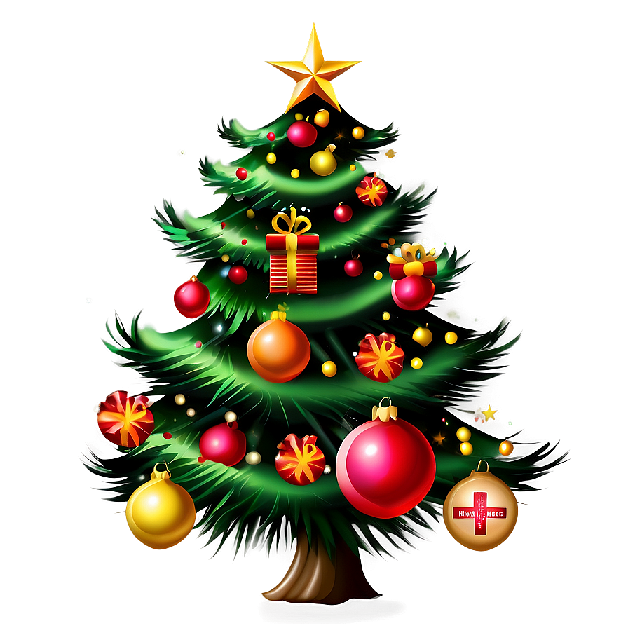 Fantasy Christmas Tree Design Png Jsx PNG image