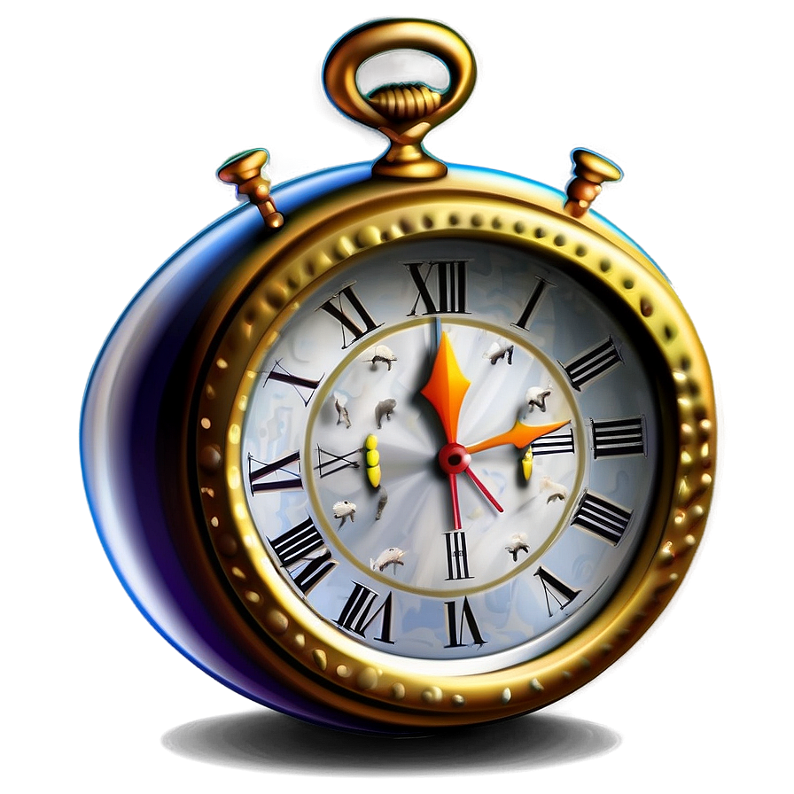 Fantasy Clock Clipart Png 06262024 PNG image