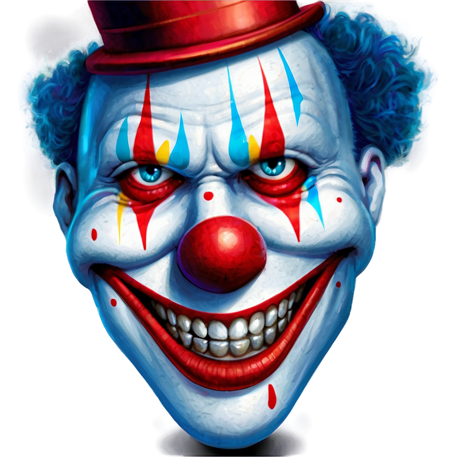 Fantasy Clown Face Artwork Png Pbf PNG image