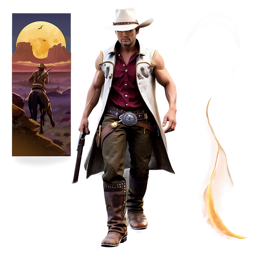 Fantasy Cowboy Png Kmu PNG image