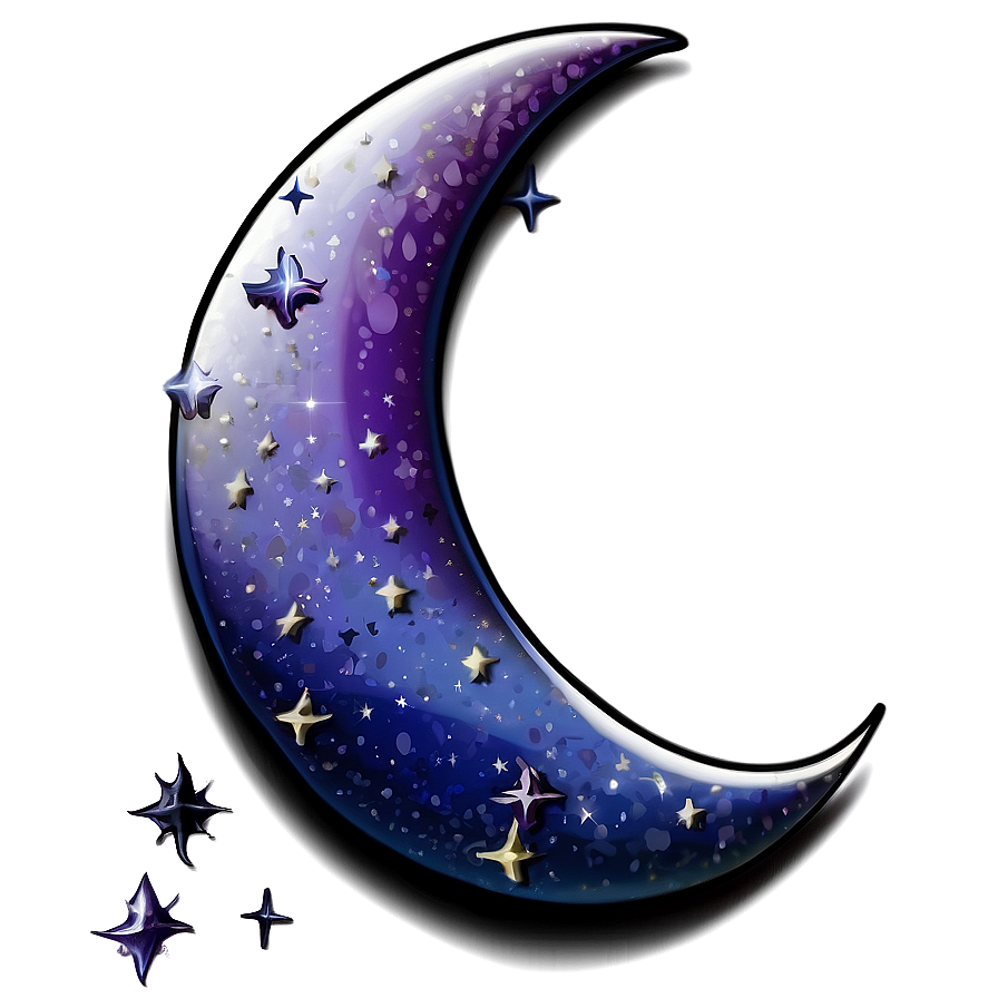 Fantasy Crescent Moon Png Cwk79 PNG image