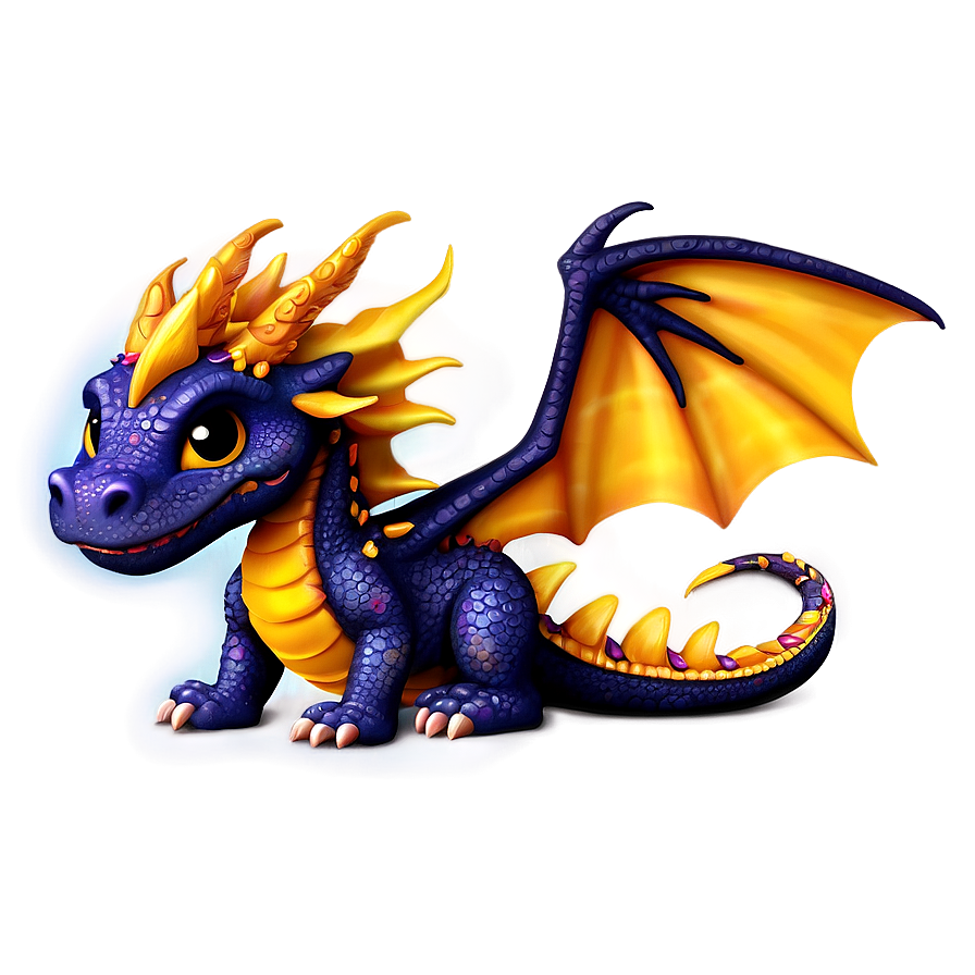 Fantasy Cute Dragon Png Knp5 PNG image