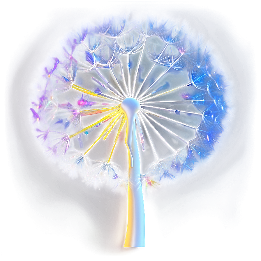 Fantasy Dandelion Glow Png 05242024 PNG image