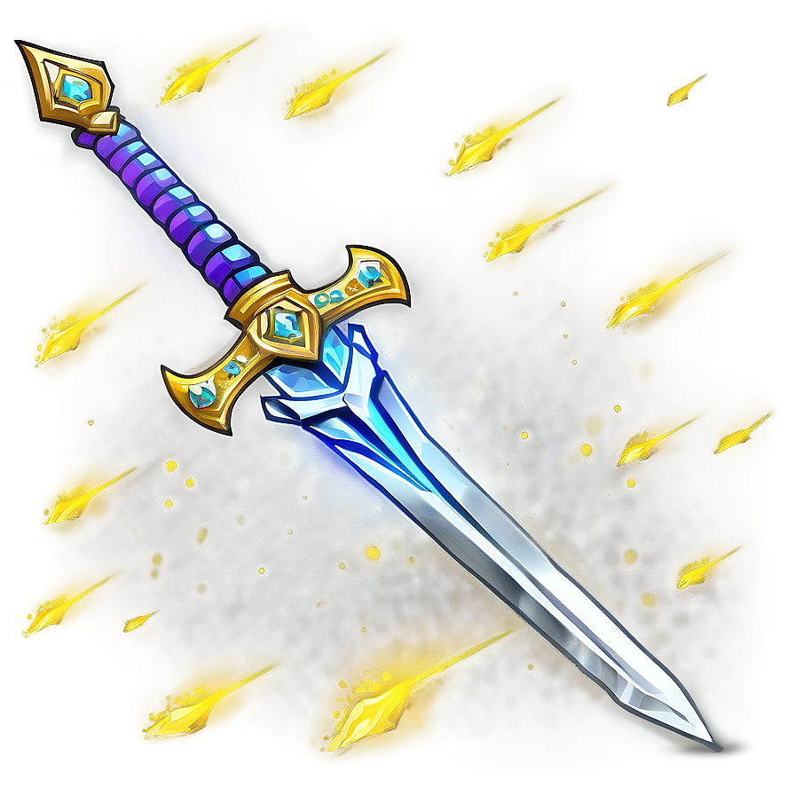 Fantasy Diamond Sword Drawing Png Iwd47 PNG image