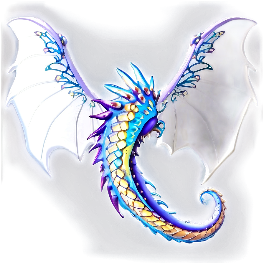 Fantasy Dragon Wings Design Png Hqa PNG image