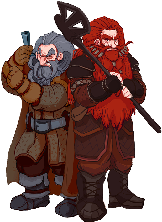 Fantasy Dwarf Warriors PNG image