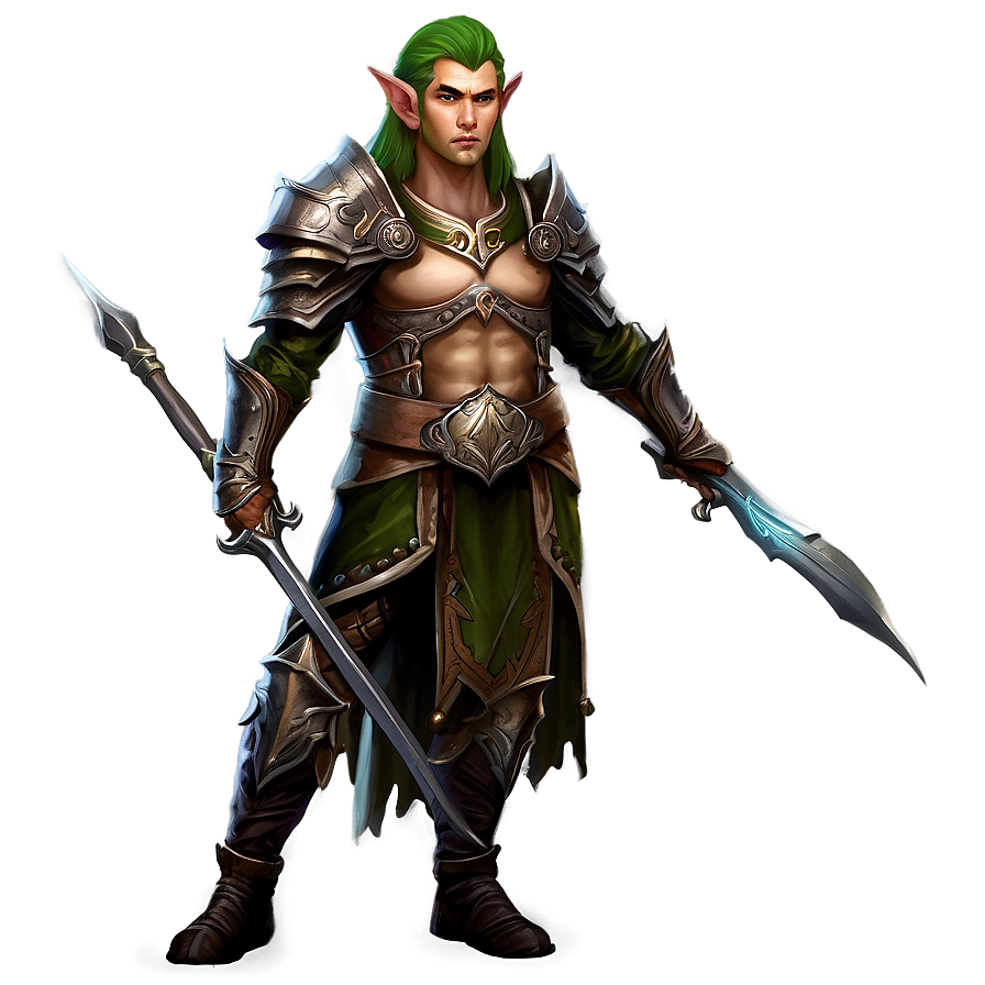 Fantasy Elf Warrior Png Jdw PNG image