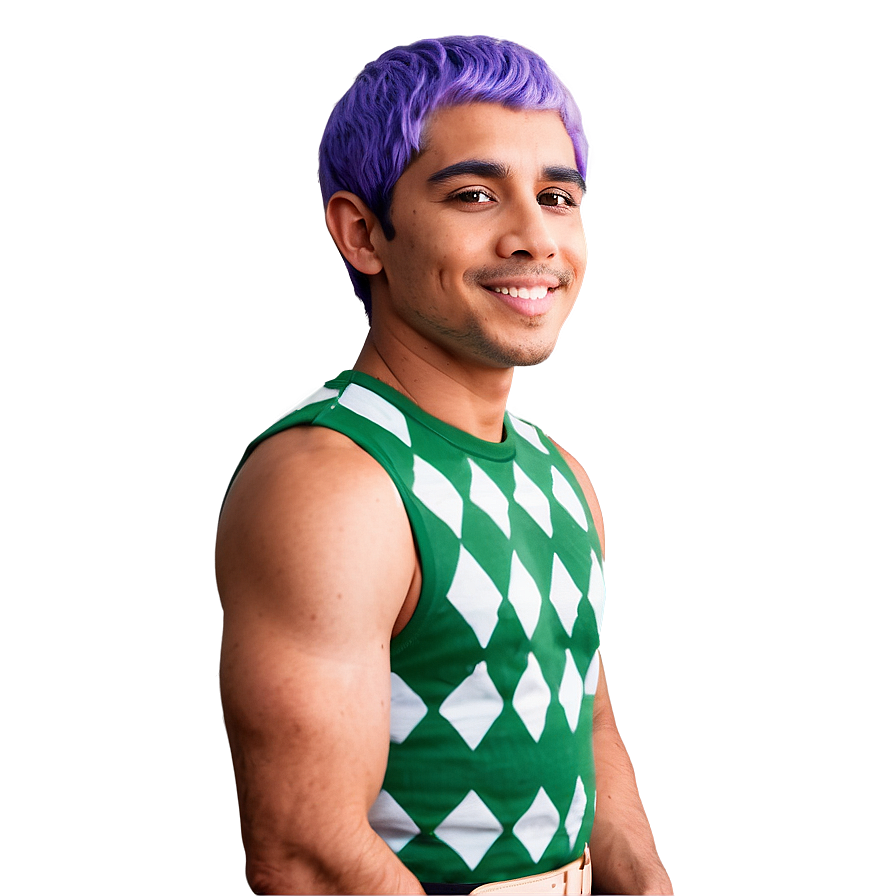 Fantasy Elf With Purple Hair Png 06272024 PNG image