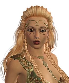 Fantasy_ Elven_ Woman_ Portrait PNG image