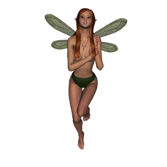 Fantasy Fairy Digital Art PNG image