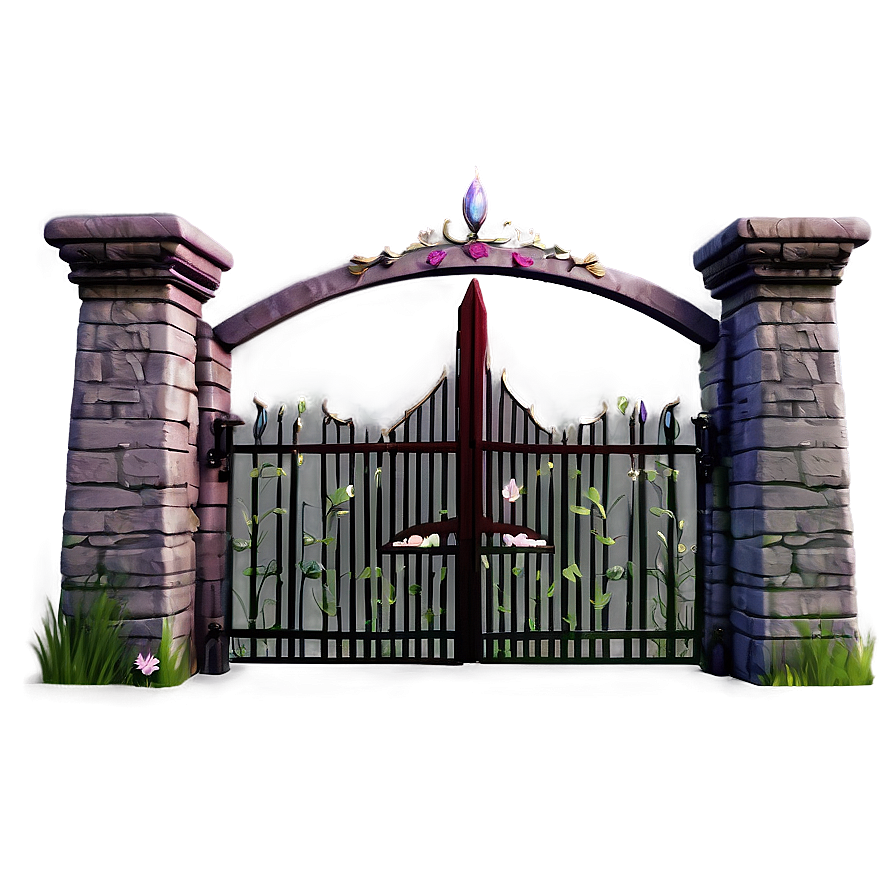 Fantasy Fairy Tale Gate Png 19 PNG image