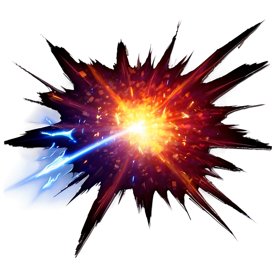 Fantasy Game Explosion Attack Png 04302024 PNG image