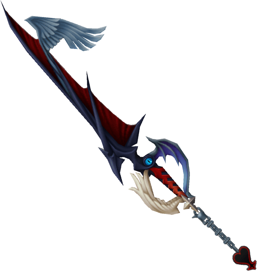 Fantasy Heart Keyblade PNG image