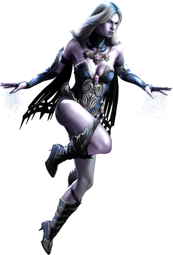 Fantasy Ice Sorceress PNG image