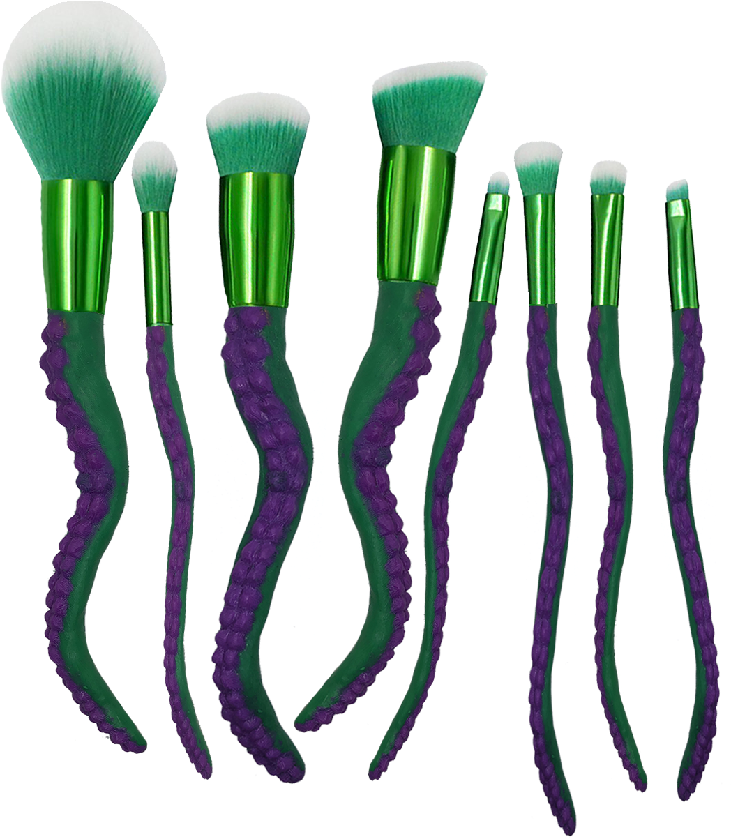 Fantasy Inspired Makeup Brush Set PNG image