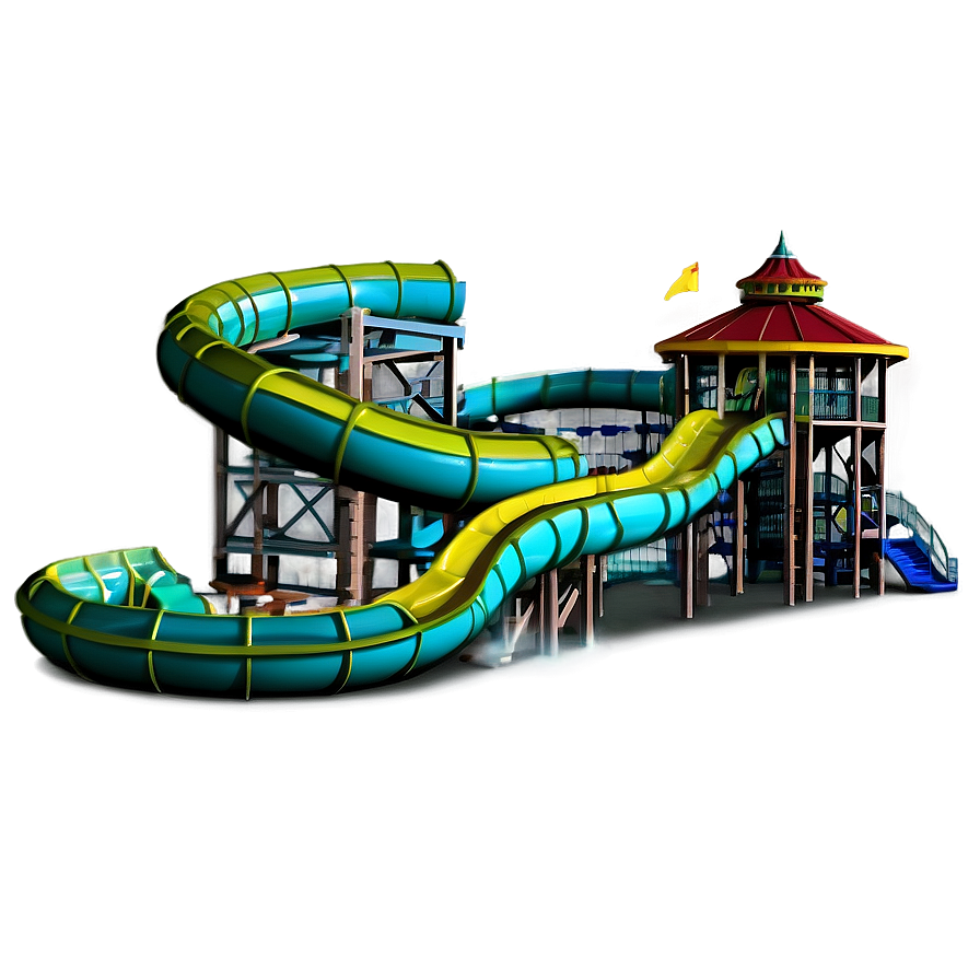 Fantasy Island Water Park Png 06282024 PNG image