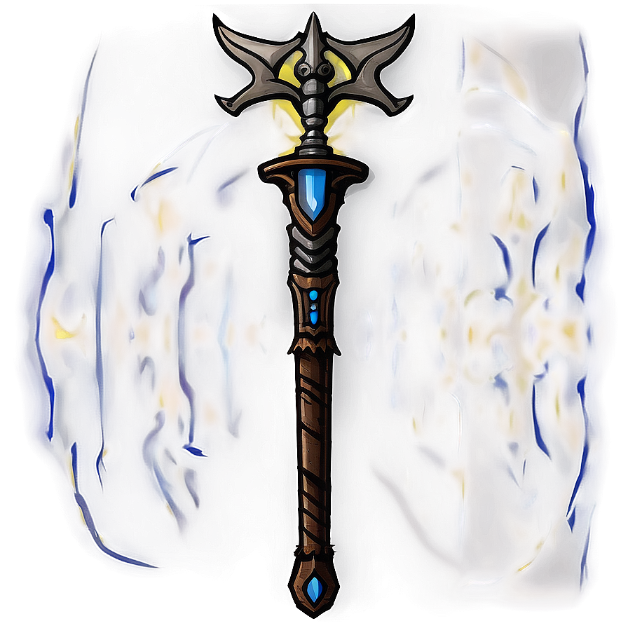 Fantasy Mace Design Png 30 PNG image